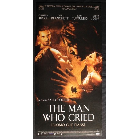THE MAN WHO CRIED - Potter - Blanchett, Ricci - LOCANDINA ORIGINALE 2000