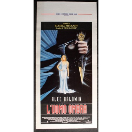 L'UOMO OMBRA - Mulcahy - Baldwin, Lone - LOCANDINA ORIGINALE 1994