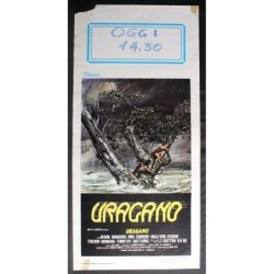 URAGANO - Troell - Robards, Farrow - LOCANDINA ORIGINALE 1979