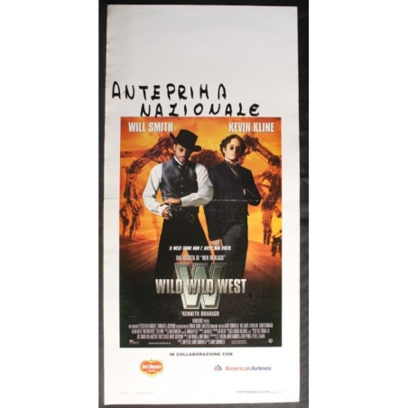WILD WILD WEST - Sonnenfeld - Smith, Kline - LOCANDINA ORIGINALE 1999