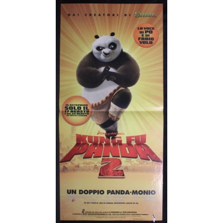 KUNG FU PANDA 2 - Nelson - Black, Hoffman - LOCANDINA ORIGINALE 2011