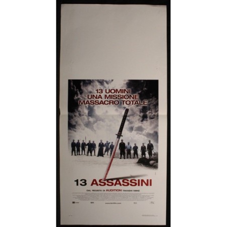 13 ASSASSINI - Miike - Yamada, Yakusho - LOCANDINA ORIGINALE 2010