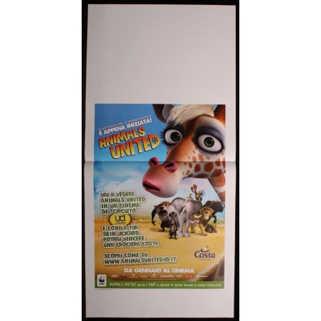 ANIMALS UNITED - Klooss, Tappe - Fritsch, Schmitz - LOCANDINA ORIGINALE 2010