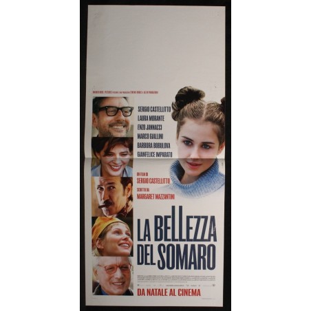 LA BELLEZZA DEL SOMARO - Castellitto - Morante,Torresi- LOCANDINA ORIGINALE 2010