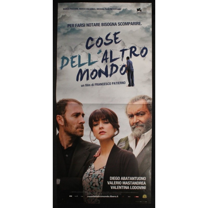 COSE DELL'ALTRO MONDO - Patierno - Abatantuono, Mastandrea - LOCANDINA ORIG 2011