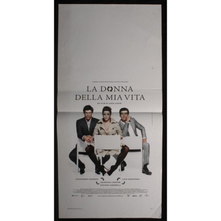 LA DONNA DELLA MIA VITA - Lucini - Argentero, Gassmann -LOCANDINA ORIGINALE 2010