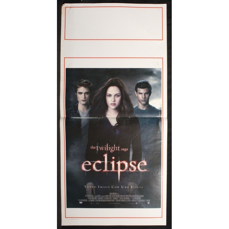 THE TWILIGHT SAGA ECLIPSE - Slade - Stewart, Pattinson -LOCANDINA ORIGINALE 2010