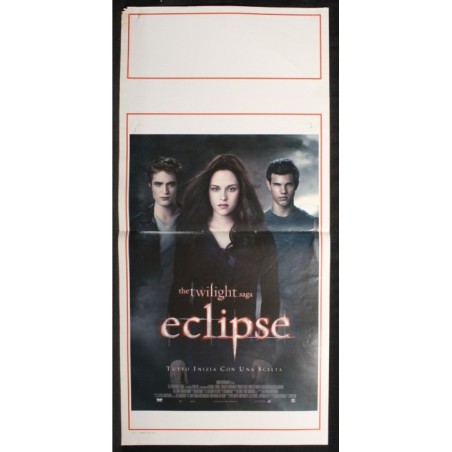 THE TWILIGHT SAGA ECLIPSE - Slade - Stewart, Pattinson -LOCANDINA ORIGINALE 2010