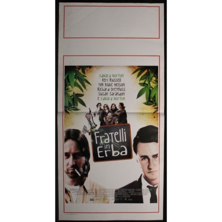 FRATELLI IN ERBA - Nelson - Norton, Dreyfuss - LOCANDINA ORIGINALE 2009