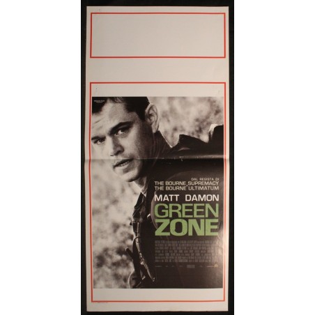 GREEN ZONE - Greengrass - Damon, Kinnear - LOCANDINA ORIGINALE 2010