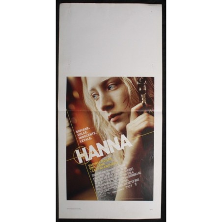 HANNA - Wright - Bana, Ronan - LOCANDINA ORIGINALE 2011