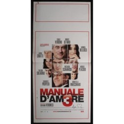MANUALE D'AMORE 3 - Veronesi - De Niro, Verdone - LOCANDINA ORIGINALE 2011