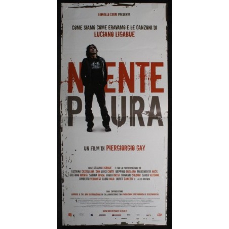 NIENTE PAURA - Gay - Castellina, Ligabue - LOCANDINA ORIGINALE 2010