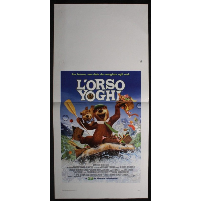 L'ORSO YOGHI - Brevig - Faris, Cavanagh - LOCANDINA ORIGINALE 2010