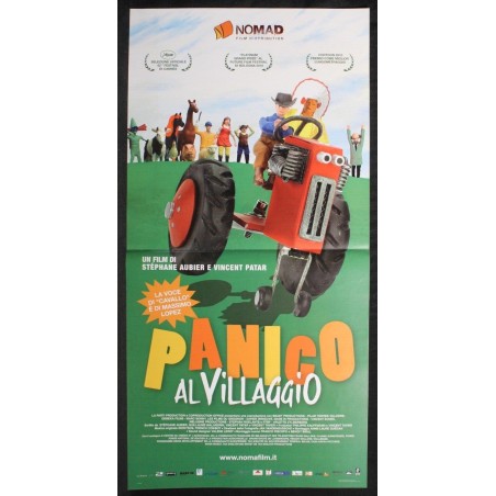 PANICO AL VILLAGGIO - Patar, Aubier - Ellison, Aubier - LOCANDINA ORIGINALE 2009