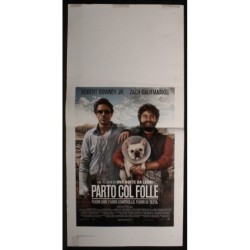 PARTO COL FOLLE - Phillips - Galifianakis, Downey Jr. - LOCANDINA ORIGINALE 2010