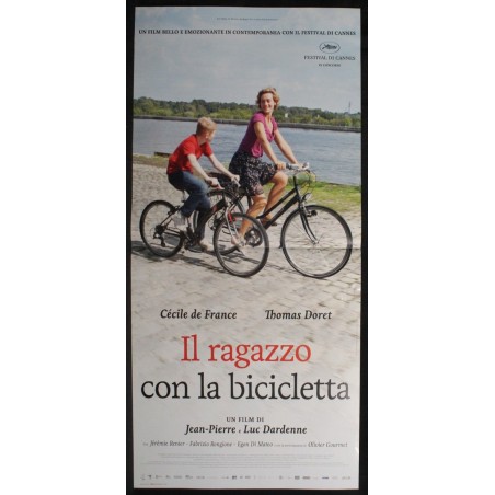 IL RAGAZZO CON LA BICICLETTA - Dardenne - Doret, France-LOCANDINA ORIGINALE 2011