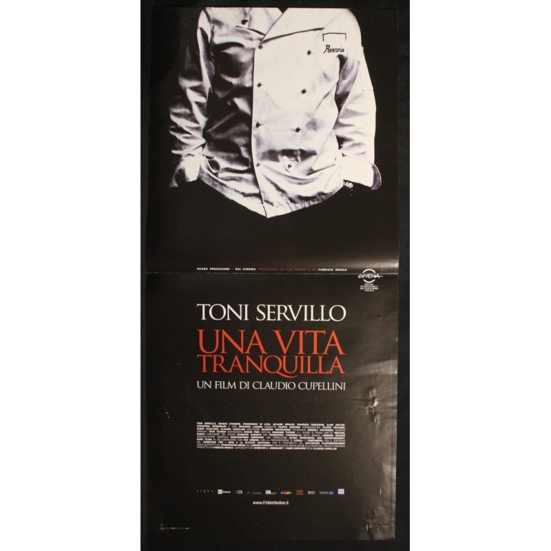 UNA VITA TRANQUILLA - Cupellini - Servillo, D'Amore - LOCANDINA ORIGINALE 2010