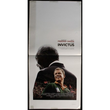 INVICTUS - Eastwood - Damon, Freeman - LOCANDINA ORIGINALE 2009