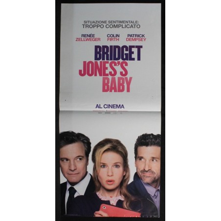 BRIDGET JONES'S BABY - Maguire - Firth, Zellweger - LOCANDINA ORIGINALE 2016