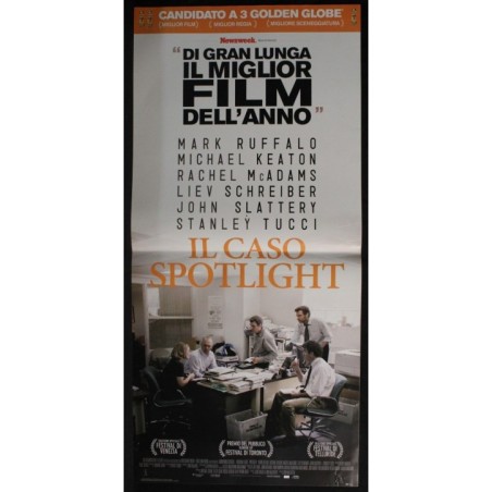 IL CASO SPOTLIGHT - McCarthy - Keaton, Ruffalo - LOCANDINA ORIGINALE 2015
