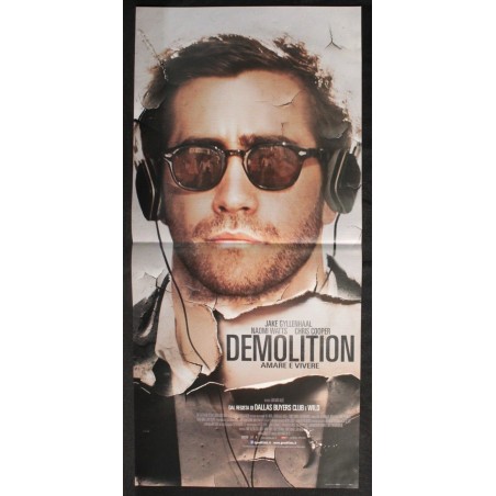 DEMOLITION - Vallée - Watts, Gyllenhaal - LOCANDINA ORIGINALE 2015