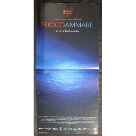 FUOCOAMMARE - Rosi - Cucina, Pucillo - LOCANDINA ORIGINALE 2016