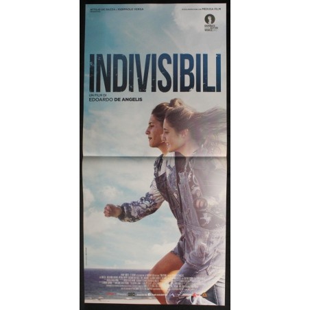 INDIVISIBILI - De Angelis - Fontana, Truppo - LOCANDINA ORIGINALE 2016
