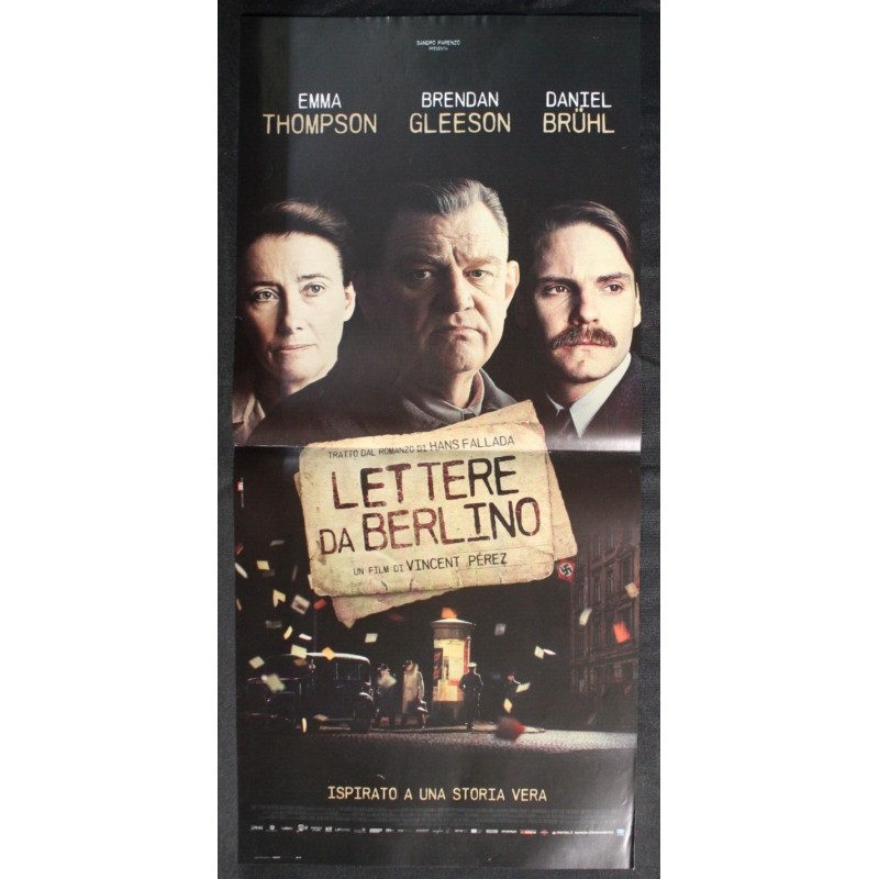 LETTERE DA BERLINO - Pérez - Gleeson, Thompson - LOCANDINA ORIGINALE 2016