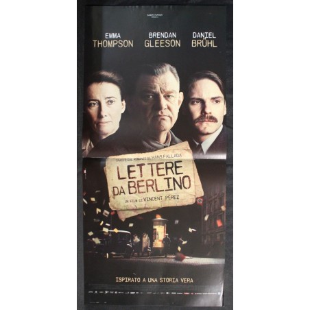 LETTERE DA BERLINO - Pérez - Gleeson, Thompson - LOCANDINA ORIGINALE 2016