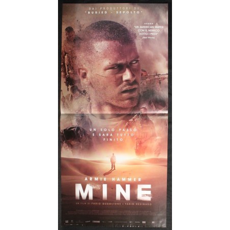 MINE - Resinaro, Guaglione - Wallis, Hammer - LOCANDINA ORIGINALE 2016