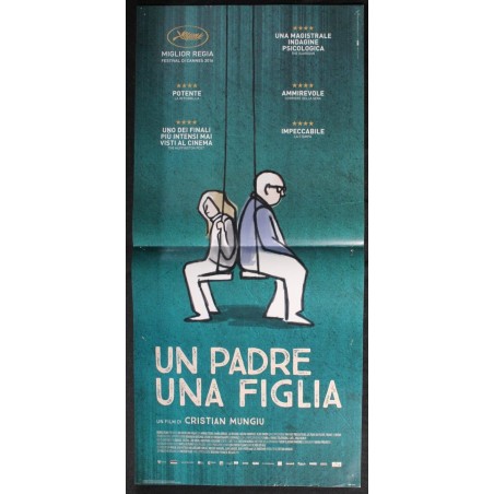 UN PADRE UNA FIGLIA - Mungiu - Bugnar, Titieni - LOCANDINA ORIGINALE 2016