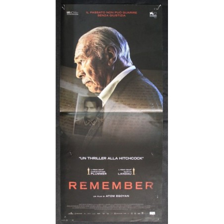 REMEMBER - Egoyan - Ganz, Plummer - LOCANDINA ORIGINALE 2015