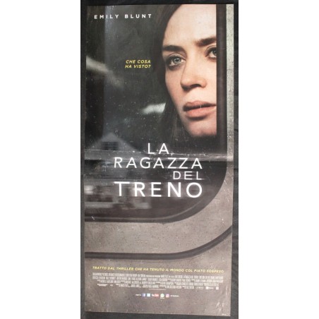 LA RAGAZZA DEL TRENO - Taylor - Bennett, Blunt - LOCANDINA ORIGINALE 2016