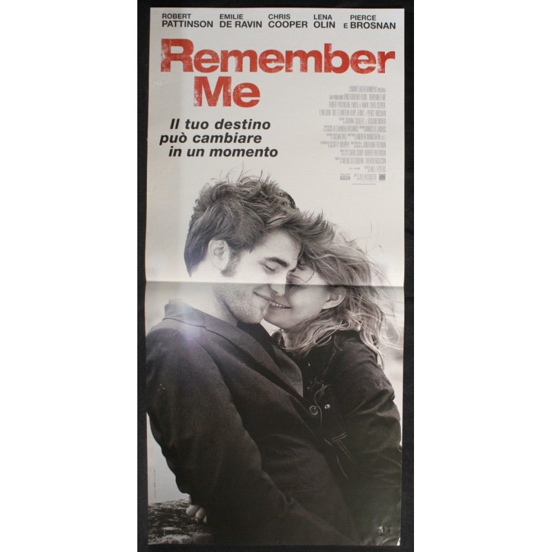 REMEMBER ME - Coulter - Ravin, Pattinson - LOCANDINA ORIGINALE 2010