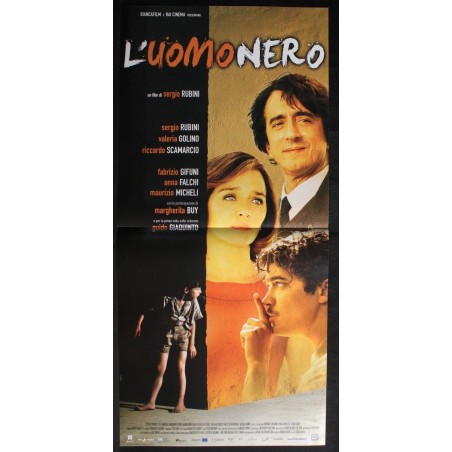 L'UOMO NERO - Rubini - Golino, Rubini - LOCANDINA ORIGINALE 2009