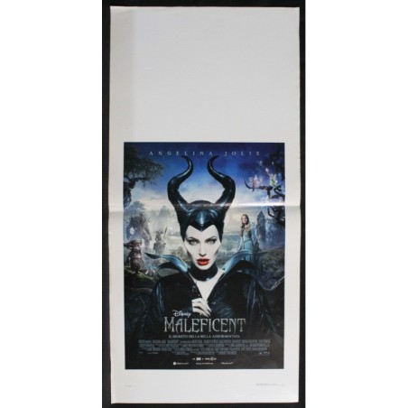 MALEFICENT - Stromberg - Fanning, Jolie - LOCANDINA ORIGINALE 2014