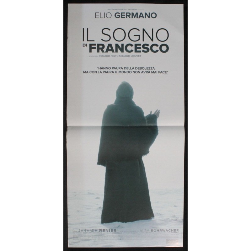 IL SOGNO DI FRANCESCO - Fely, Louvet - Renier, Germano -LOCANDINA ORIGINALE 2016