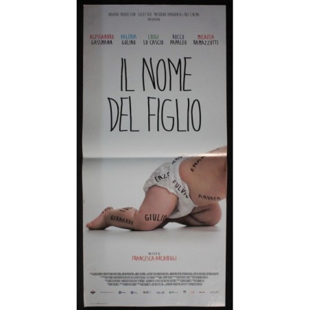 IL NOME DEL FIGLIO - Archibugi - Golino, Gassmann - LOCANDINA ORIGINALE 2015