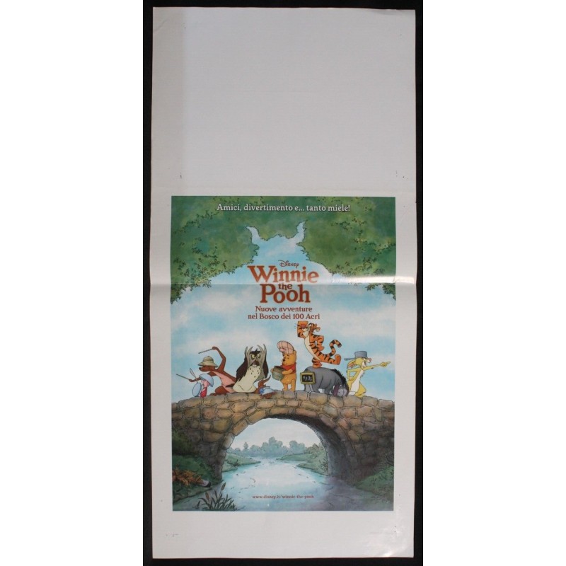 WINNIE THE POOH - Anderson, Hall - Kenny, Cummings - LOCANDINA ORIGINALE 2011