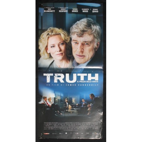 TRUTH - Vanderbilt - Redford, Blanchett - LOCANDINA ORIGINALE 2015