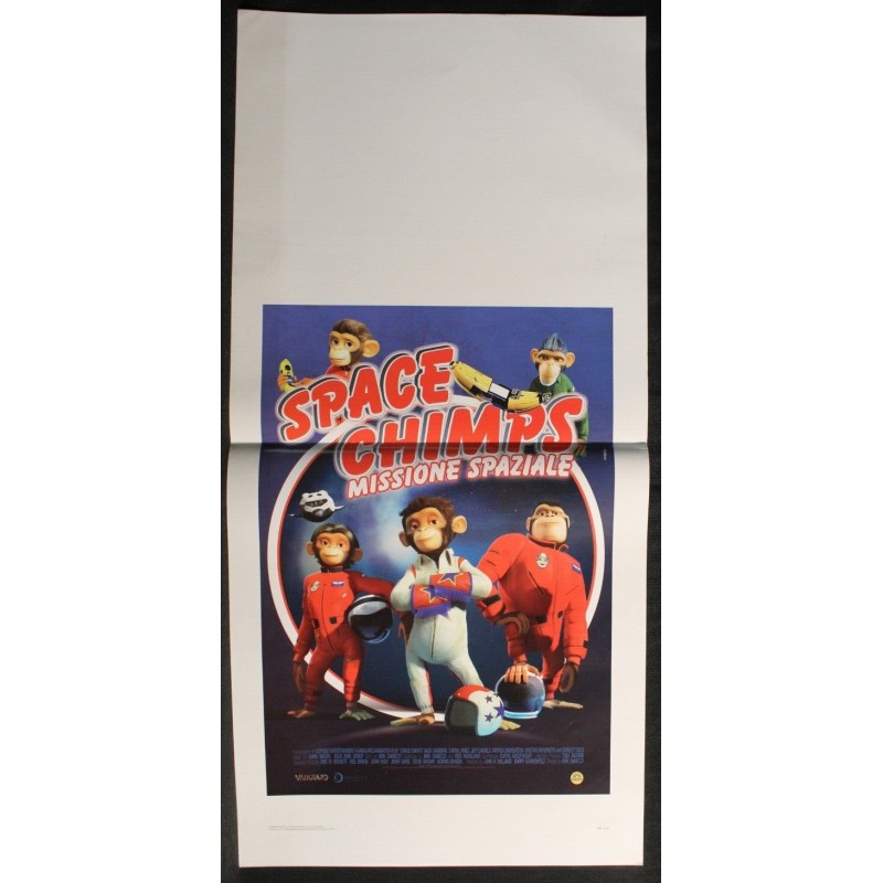 SPACE CHIMPS - DeMicco - Hines, Samberg - LOCANDINA ORIGINALE 2008