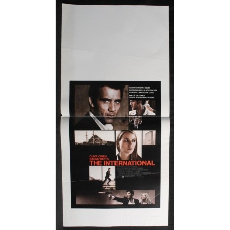 THE INTERNATIONAL - Tykwer - Watts, Owen - LOCANDINA ORIGINALE 2009