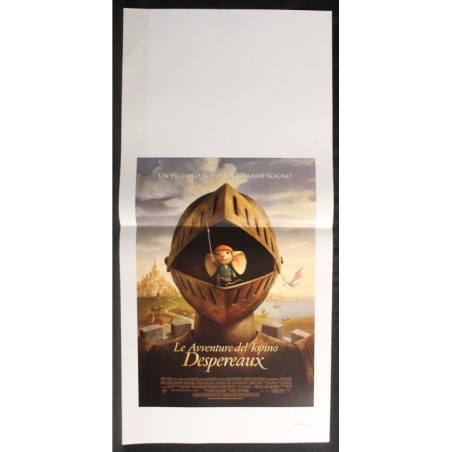 LE AVVENTURE DEL TOPINO DESPEREAUX - Fell -Broderick,Hoffman-LOCANDINA ORIG 2008