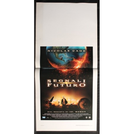 SEGNALI DEL FUTURO - Proyas - Canterbury, Cage - LOCANDINA ORIGINALE 2009