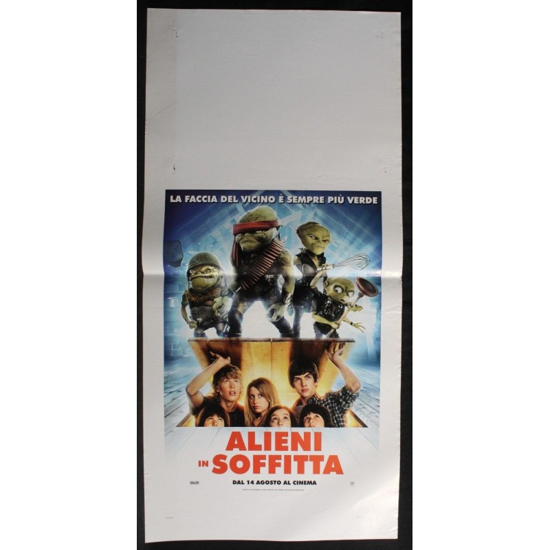 ALIENI IN SOFFITTA - Schultz - Tisdale, Jenkins - LOCANDINA ORIGINALE 2009