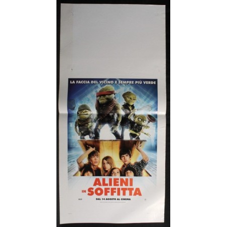 ALIENI IN SOFFITTA - Schultz - Tisdale, Jenkins - LOCANDINA ORIGINALE 2009