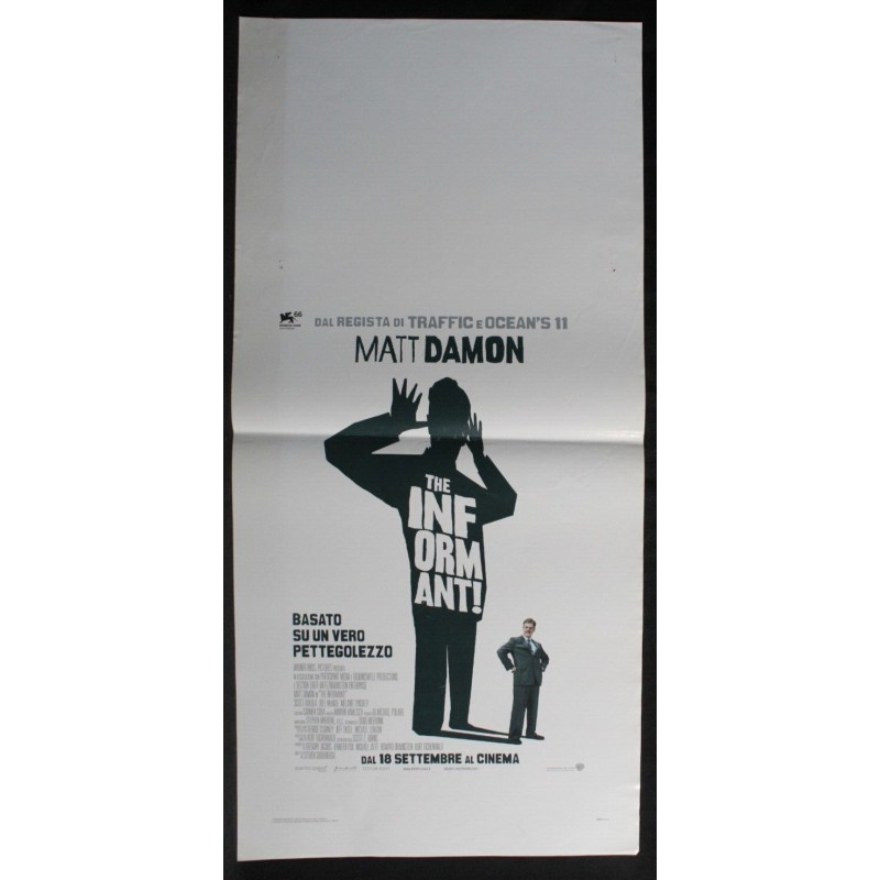 THE INFORMANT! - Soderbergh - Bakula, Damon - LOCANDINA ORIGINALE 2009