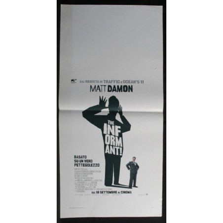 THE INFORMANT! - Soderbergh - Bakula, Damon - LOCANDINA ORIGINALE 2009
