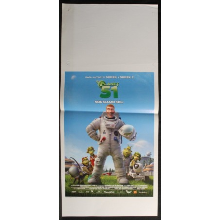 PLANET 51 - Blanco - Long, Johnson - LOCANDINA ORIGINALE 2009